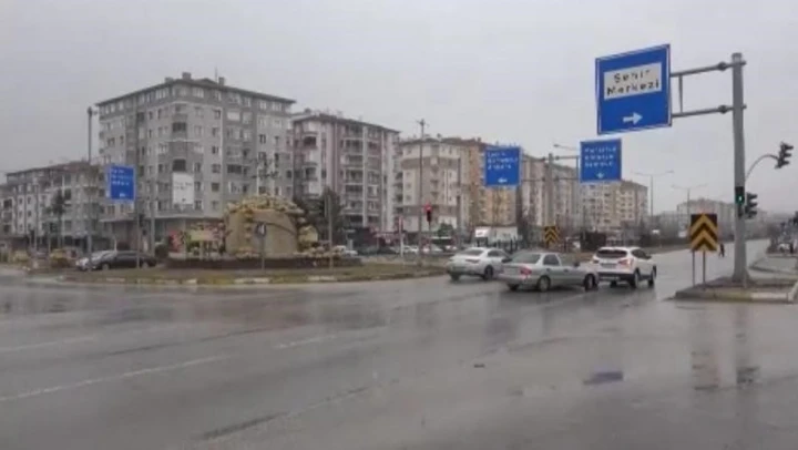 Çorum'da Kar Yağışı Etkili Oldu
