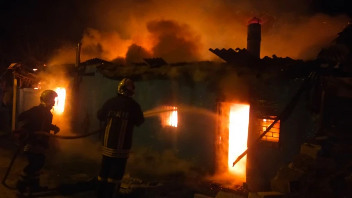 Çorum'da yangın: 55 Koyun Telef Olurken 1 Ev ve Ahır Yandı