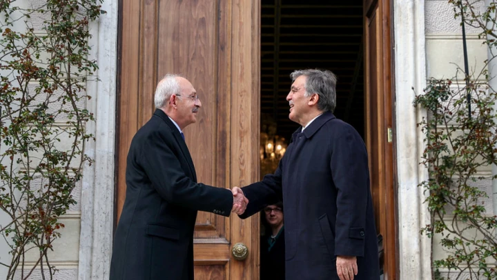 Cumhurbaşkanı Adayı Kemal Kılıçdaroğlu, Abdullah Gül'ü ziyaret etti