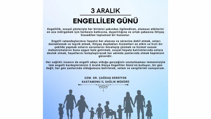Derdiyok'tan '3 Aralık Engelliler Günü' Mesajı