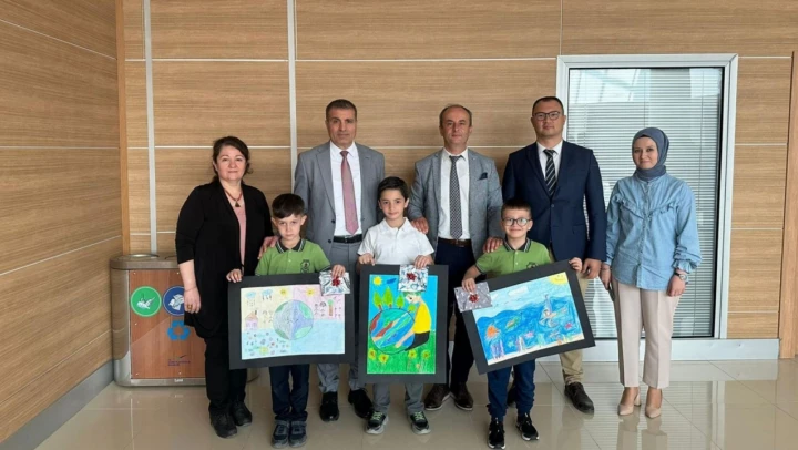 Dereceye giren öğrenciler ödüllendirildi