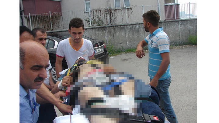 Direkten düşen işçi ağır yaralandı