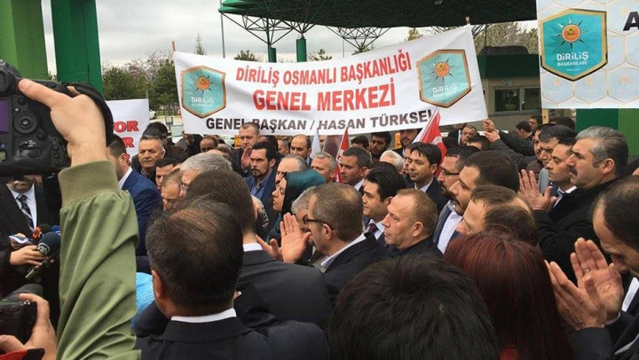 Diriliş'ten Anayasa Mahkemesi'ne protesto