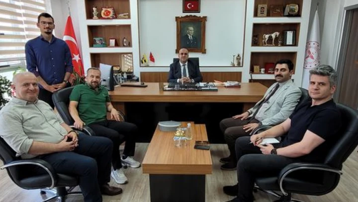Eğitim ve Projeler Daire Başkanı'ndan Derdiyok'a Ziyaret
