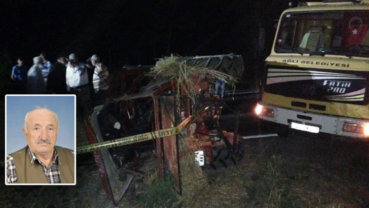 Hayvan yüklü kamyon ile traktör çarpıştı: 1 ölü, 2 yaralı