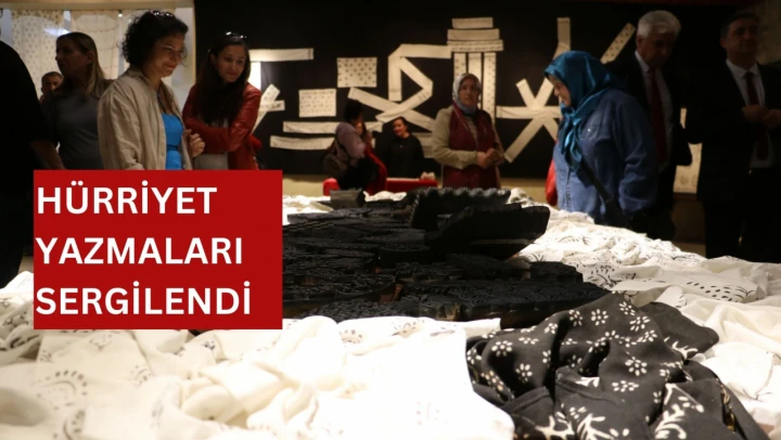 'Hürriyet Yazmaları' sergilendi