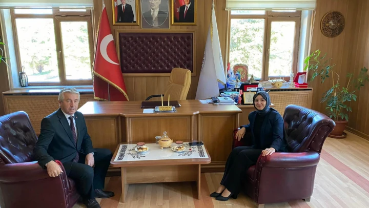İhsangazi Kaymakamı'ndan Başkan Sağlık'a Ziyaret
