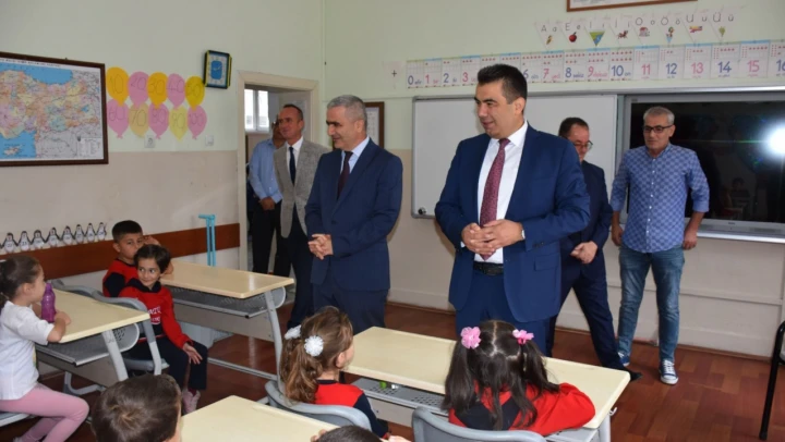 İl Milli Eğitim Müdürü Hasan Gümüş'ten ziyaret
