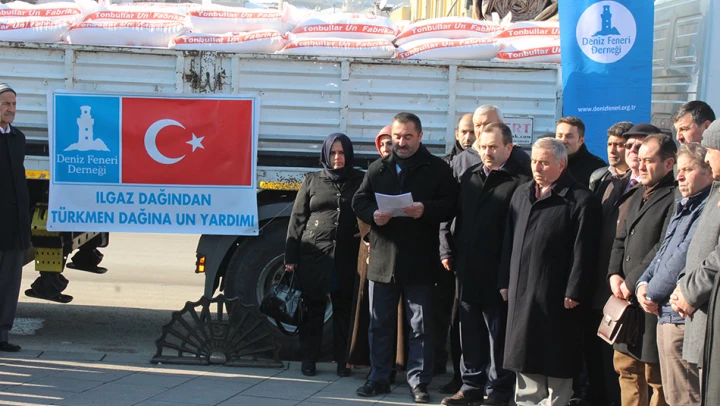Ilgaz Dağı'ndan Türkmen Dağı'na yardım