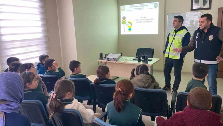 İlkokul Öğrencilerden Emniyet Müdürlüğüne Ziyaret