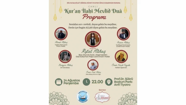 İnebolu'da Mevlid-i Şerif okutulacak
