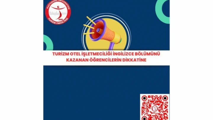 İngilizce Bölümü'nü kazananların dikkatine