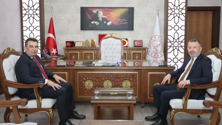 Karabük Üniversitesi Rektörü Prof. Dr. Fatih Kırışık'tan, Hasan Gümüş'e Ziyaret