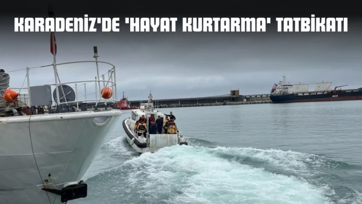 Karadeniz'de 'Hayat Kurtarma' Tatbikatı