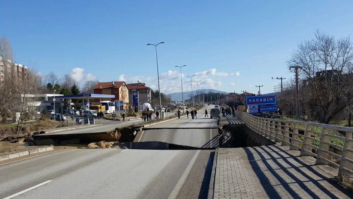 Kastamonu- Karabük servis yolu tamamlandı
