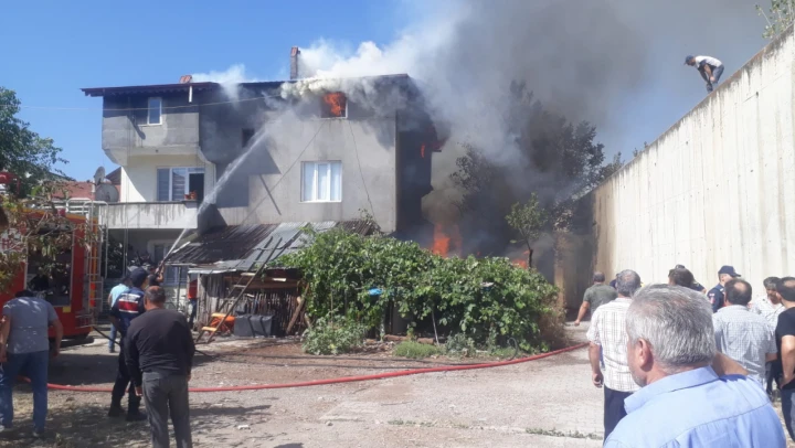 Kastamonu Araç'ta yangın