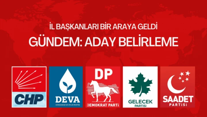 Kastamonu'da il başkanları bir araya geldi, gündem aday belirleme