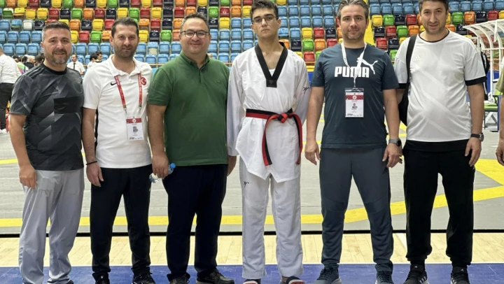 Kastamonulu sporcu Berat Talha, Avrupa Şampiyonası'nda