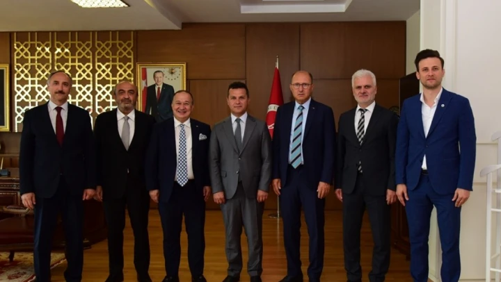 KKV'den Rektör Topal'a ziyaret