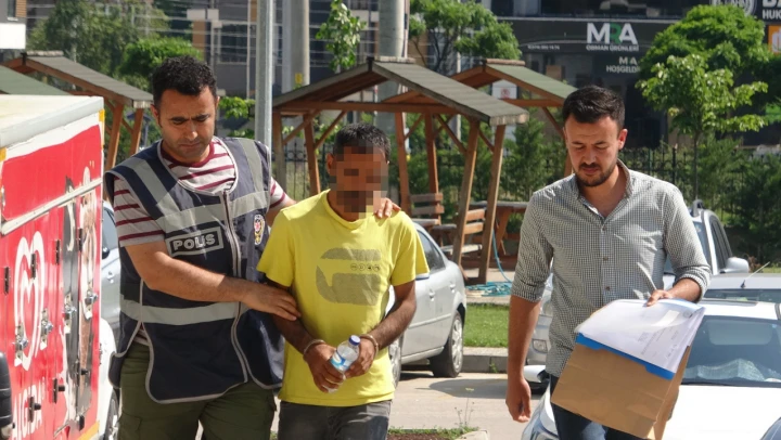 Marangozhane hırsızı yakalandı