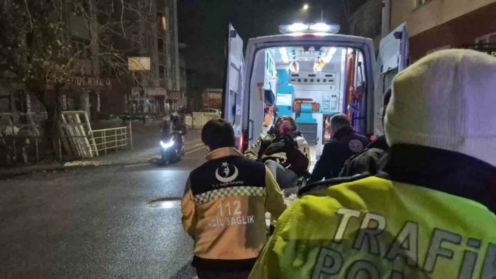 Motosikletli Hastanelik Oldu