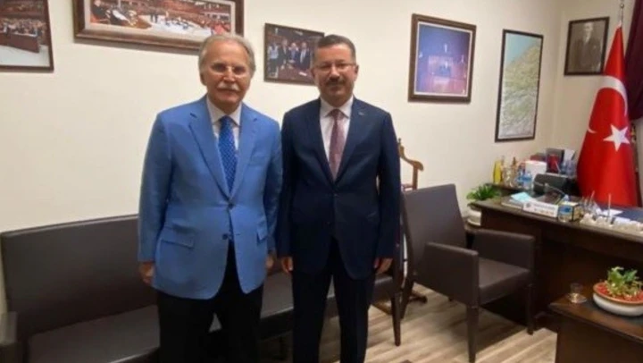 Rektör Kırışık, YİK üyesi Şahin ile görüştü