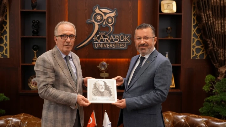 Rektör Uzun'dan Rektör Kırışık'a ziyaret