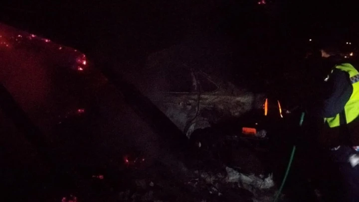 Samanlıktaki Yangın Otomobili Kül Etti
