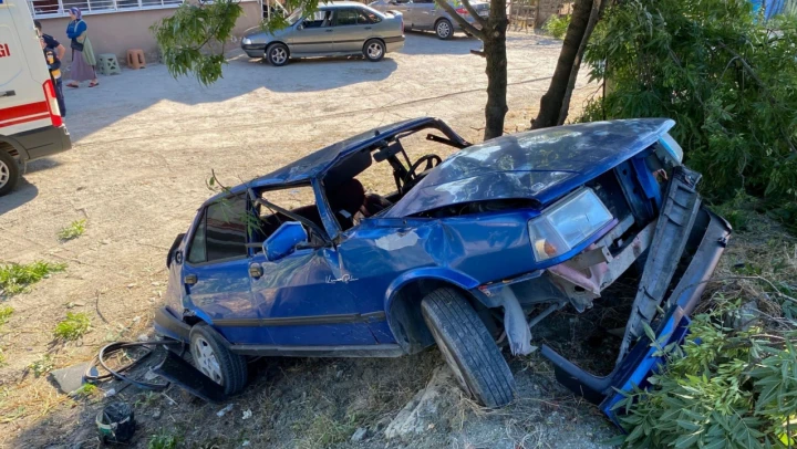 Samsun-Sinop karayolunda kaza: 1 ölü, 1 yaralı