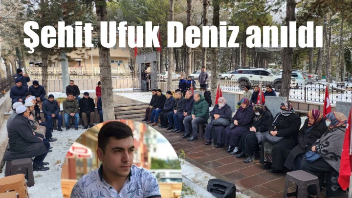 Şehit Ufuk Deniz anıldı