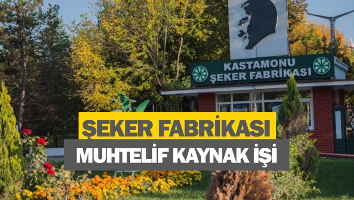 Şeker Fabrikası Muhtelif Kaynak İşleri