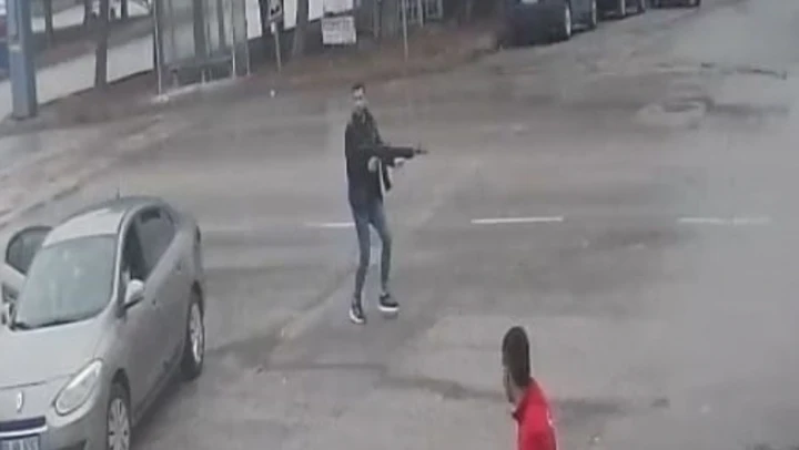 Çorum'da Silahlı Saldırı İş Yerinin Güvenlik Kamerasına Yansıdı