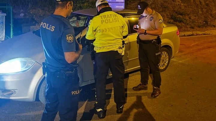 5 araç trafikten men edildi