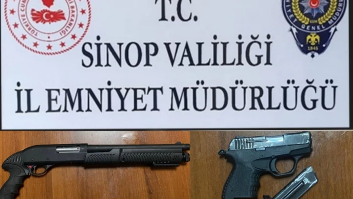Sinop polisinden şok uygulama: 2 gözaltı