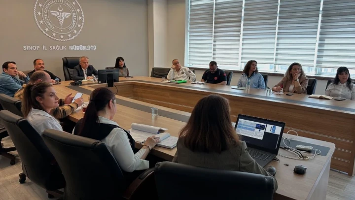 Sinop'ta Evde Sağlık Hizmetleri Koordinasyon Toplantısı