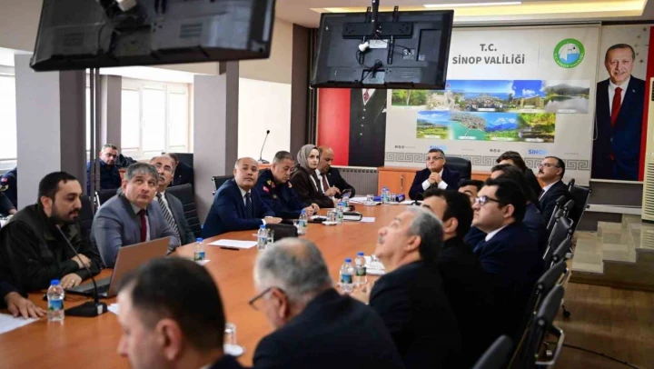 Sinop'ta İl Hayvanları Koruma Kurulu Toplantısı Yapıldı