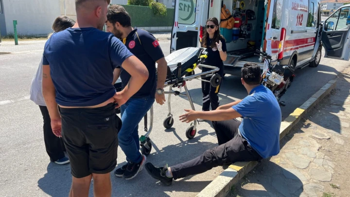 Sinop'ta motosiklet kazası: 1 yaralı
