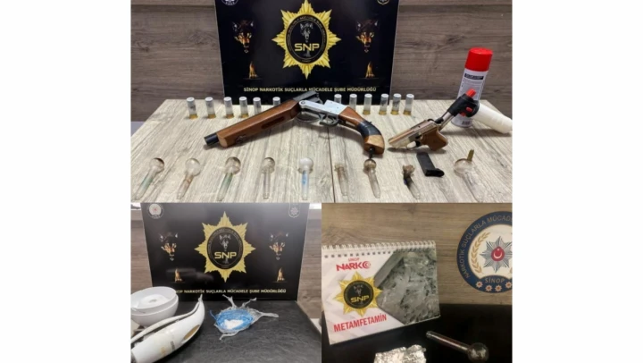 Sinop'ta uyuşturucu operasyonu