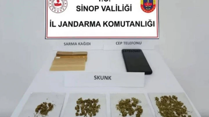 Sinop'ta Uyuşturucu Operasyonu: 1 Gözaltı