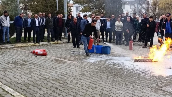 Adliye Personeline Yangın Eğitimi