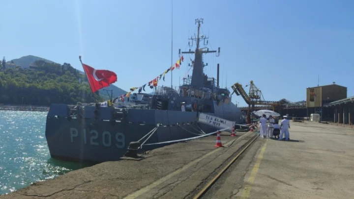TCG Kilimli Karakol Gemisi ziyareti açıldı
