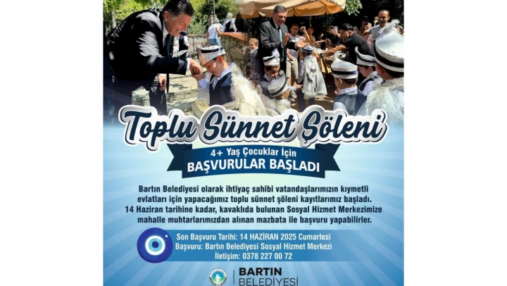 Toplu Sünnet Şöleni İçin Başvurular Başladı