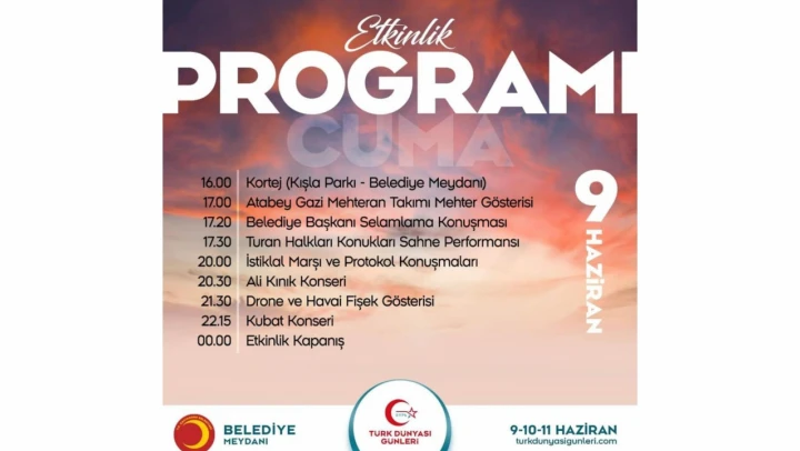 Türk Dünyası Günleri'nin takvimi netleşti