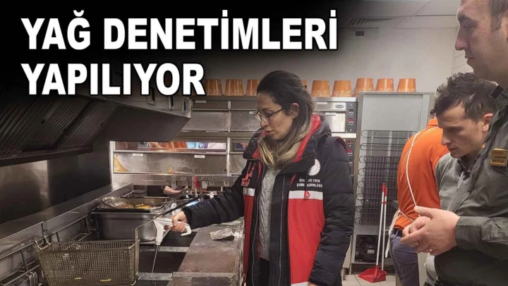 Yağ Denetimi Yapılıyor