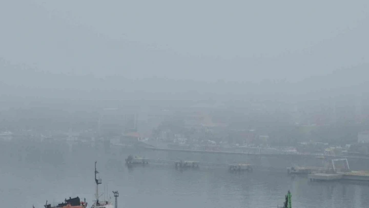 Zonguldak'ta Yoğun Sis Etkili Oldu