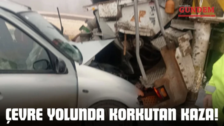 Çevre Yolunda Korkutan Kaza!