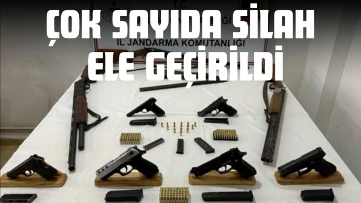Çok Sayıda Silah Ele Geçirildi