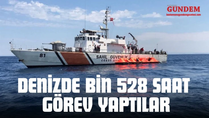 Denizde Bin 528 Saat Görev Yaptılar