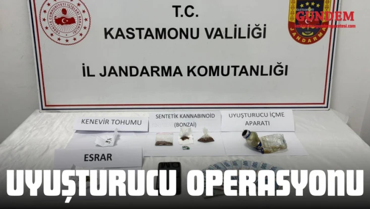 Kastamonu'da Uyuşturucu Operasyonu!