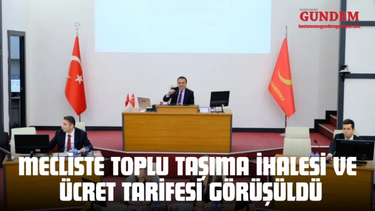 Mecliste Toplu Taşıma İhalesi Ve Ücret Tarifesi Görüşüldü
